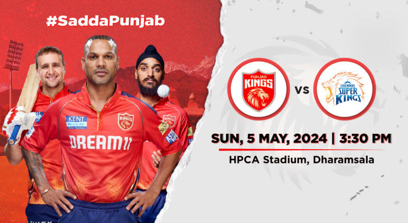Dilipchoudharyy's tweet image. TATA IPL 2024 - MATCH 53 - PUNJAB KINGS VS CHENNAI SUPER KINGS

May 5 | 3:30 PM
Himachal Pradesh Cricket Association Stadium, Dharamshala

Ticket sales go live today evening @ 6 pm !!

#IPLTickets #CSKvsPKBS #IPL2024Tickets #CSKTickets #MSDhoni #IPL2024