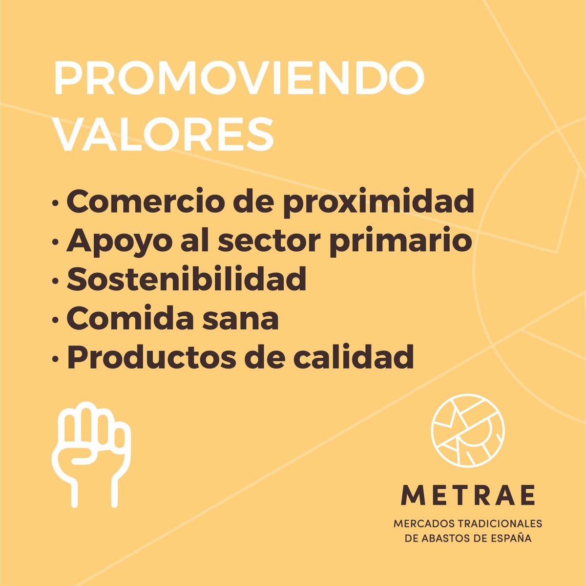 Una de las funciones de la Confederación es difundir valores significativos para nuestra sociedad ✊ El comercio justo, sostenible, de calidad y proximidad son vitales ❤️

#SoyDeMercado #mercadostradicionales #masvivosquenunca