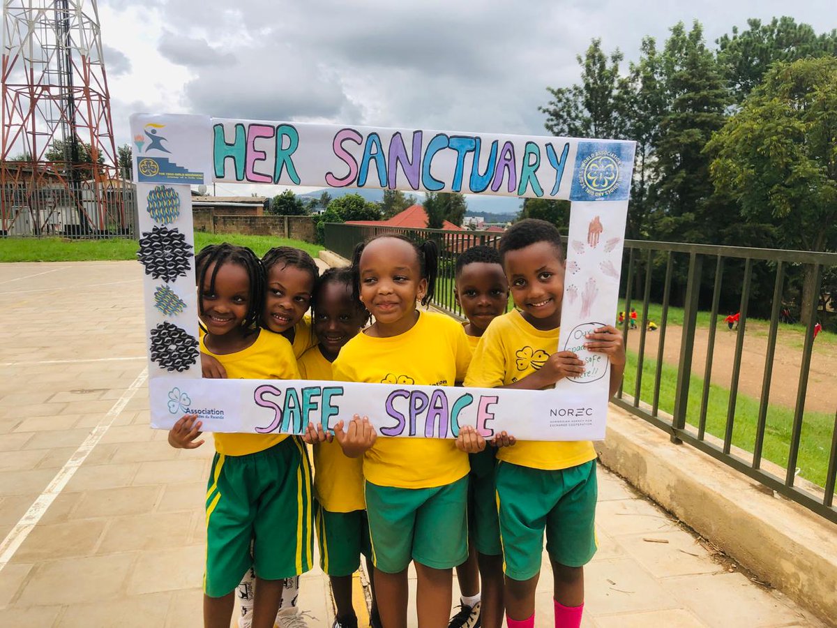 YessGirlsRwanda's tweet photo. ✨We are preparing to have an amazing time with the brownies as we have our sports therapy activity with them
#hersanctuary
#forherworld
#safespaces
@guidesrwanda @YessMovement @wagggsworld @Norecno https://t.co/Uu5OWgANdD