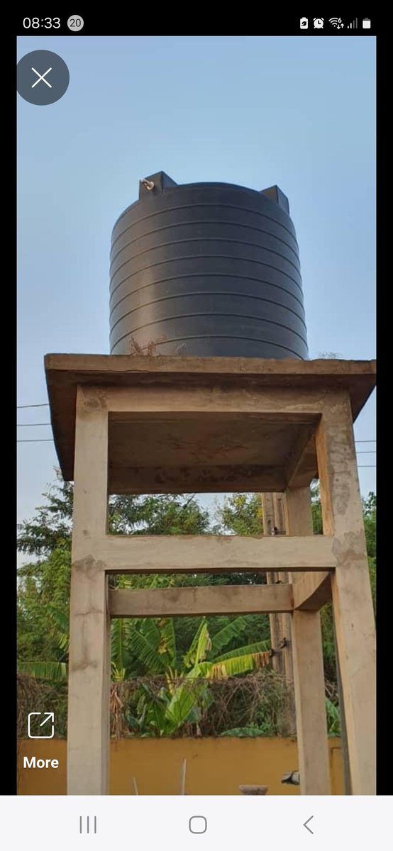 Having your tank on a raised platform is no excuse for not cleaning it!

#KokromotiPower #ElectionHQ Sam George Yvonne Nelson Medikal Black Stars #DumsorMustStop Dr. Bawumia Mahama Sark