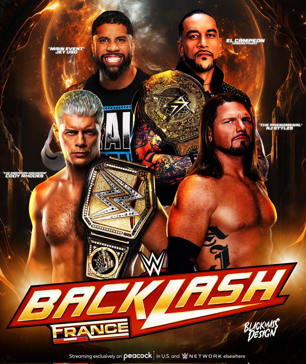 WWE BACKLASH FRANCE #WWEBacklash #BacklashFrance #WWE