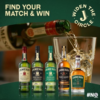 Win a bottle and Jameson merch when you tell us which Jameson is your match. There are no wrong answers… Step 1: Take the JamesonSA Find Your Match Quiz! 👉 …yourjamesonmatch.jamesonwhiskey.co.za Step 2: Tell us which Jameson is your match using #WidenTheCircle + tag