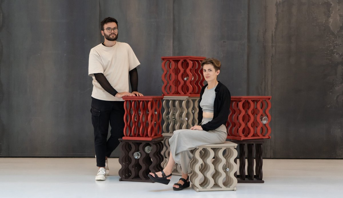 ⭐️ Discover how the Distributed Design Residency played a key role in the journey of Prostor Studio!
♻️ Read a story of passion for furniture design combined with a strong focus on sustainability in our latest blogpost: distributeddesign.eu/maker-portrait…

#CreativeEurope #DistributedDesign