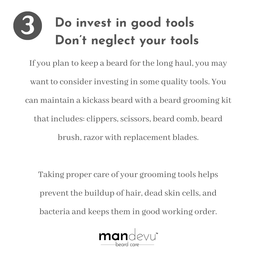 Long or short beard, the length and thickness of your beard doesn't matter as much as you think, when it comes to maintenance. Beards of all shapes and sizes require some maintenance for optimal appearance and health.

Here are the Do's and Don'ts

#mandevubeardcare #mensgrooming