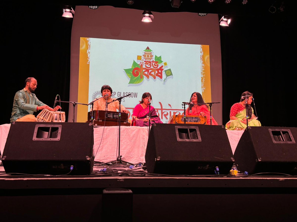 Vice Consul @AKChaudhary_IND attended the Bengali New Year celebrations organised by Bangiya Sanskritik Parishad, Glasgow. The event was attended by a large number of community members as well as friends of India. @MontaguePr74608 @kirstenoswald
