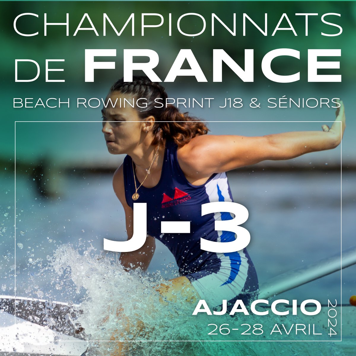 FFAviron's tweet photo. J-3 avant le début des championnats de France beach rowing sprint à Ajaccio ⌛️

Nous avons hâte de vous retrouver sur la plage du Ricantu 😍

En savoir plus sur l'évènement et les bateaux à suivre ➡️ https://t.co/cIZHjlTMx6
---
@MAIF @CNR_Officiel 
#championnatsdefrance https://t.co/2LXwUr0c7d