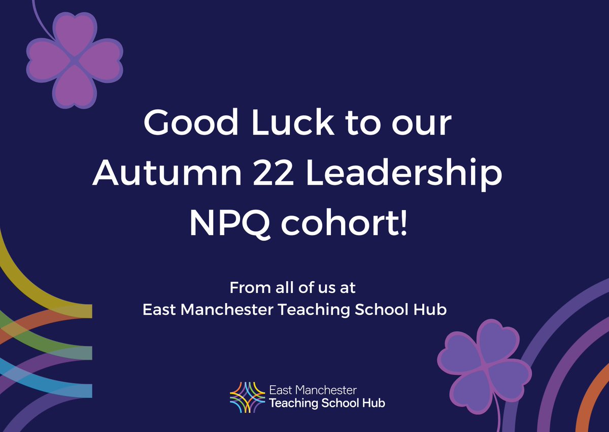 EMTeachingHub's tweet photo. Assessment opens today for our Autumn 2022 Leadership NPQ cohort - we wish you all the best of luck and can't wait to see the results!
#NPQ #Activateyourfuture https://t.co/Rs4TNpHrny