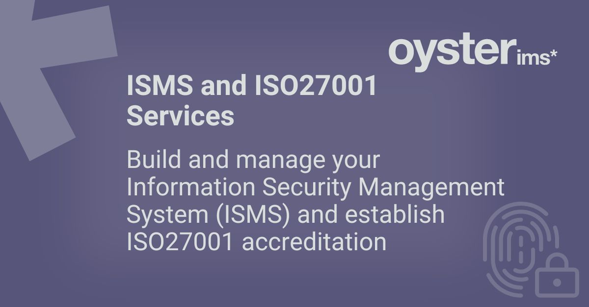 Information is regarded as one of the organisation’s most valuable, unique assets. So, keeping your information secure makes great business sense. We can help you build Information Security Management System (ISMS) and establish ISO27001 accreditation. buff.ly/3xxpgHw