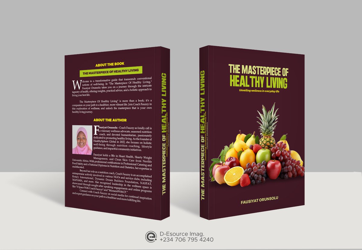 Transform your life, one page at a time! 📘

'Masterpiece Of Healthy Living' has got your back! 

Dive into easy tips and tricks for a better lifestyle. Grab your copy now and let's do this together! 📘💪 

Order here: selar.co/393g81 

#HealthyLiving 
#OrderNow