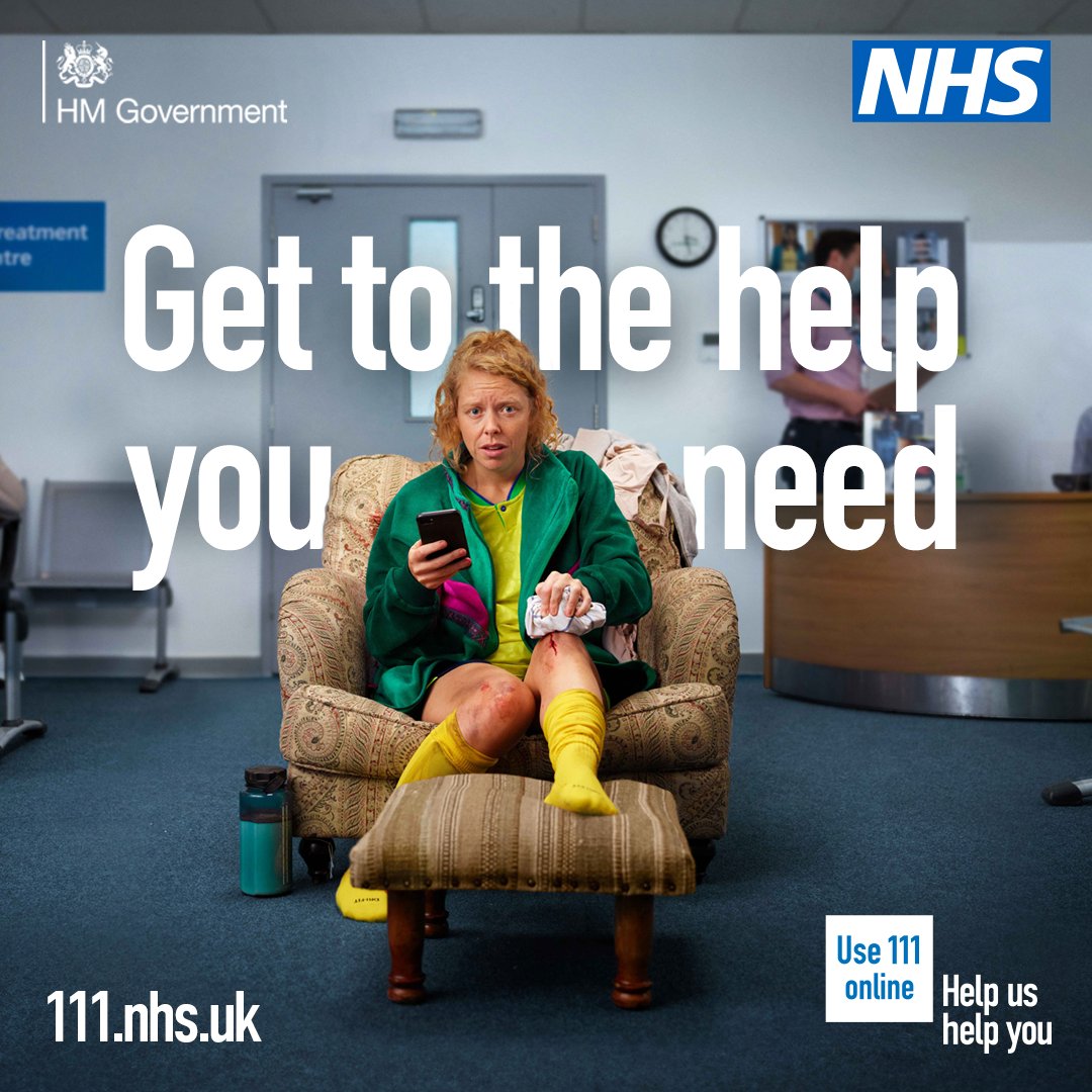 If you need medical help, use 111 online to get assessed and directed to the right place for you. ➡️ 111.nhs.uk