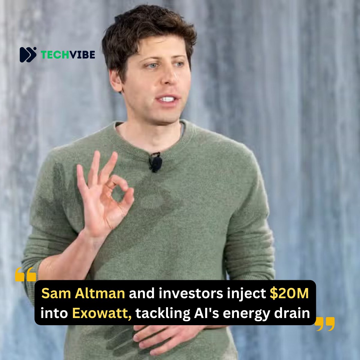 Sam Altman, investors inject $20M into Exowatt, pioneering solar-powered AI solutions, cutting energy reliance.

more: t.ly/L6nz0

#Samaltman #AI #AInews #Exowatt