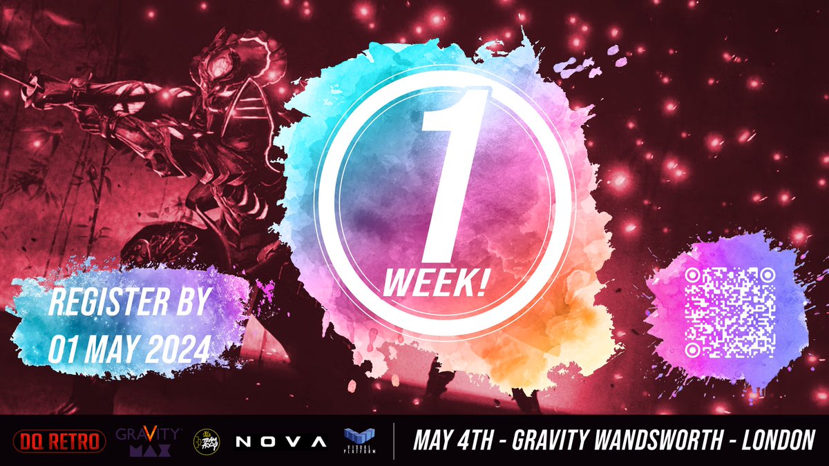 1 WEEK LEFT TO REGISTER!!!

#Tekken8 Players you only have 1 more week left to sign up for Iron Pride May Day Tournament on May 4th at Gravity Max Wandsworth.

We are 1 more sign up away from becoming a 64+ tier #TWT2024 Dojo.

More details below 👇