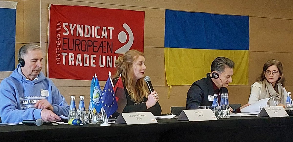 Trade union summit for #Ukraine organised by the @etuc_ces
Just kicked off in Lublin. 
We are here to rebuild #socialdialogue for a fair reconstruction Ukraine and support trade unions in their efforts to protect workers' rights at times of war