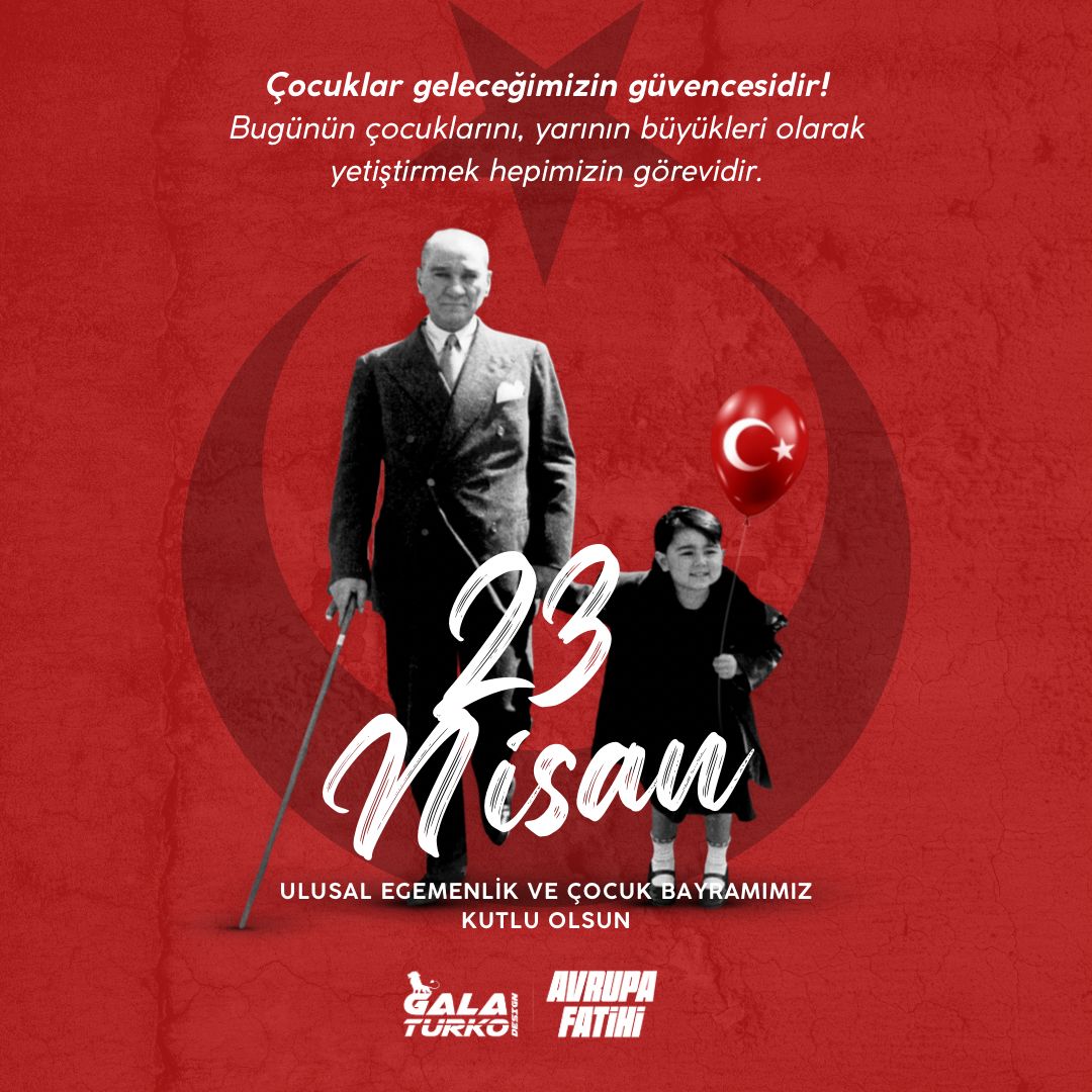 🇹🇷 TBMM’nin açılışının 104. yıl dönümünde, Büyük Önder Mustafa Kemal Atatürk’ün tüm çocuklara armağanı #23NisanUlusalEgemenlikveÇocukBayramı’nı kutluyoruz.