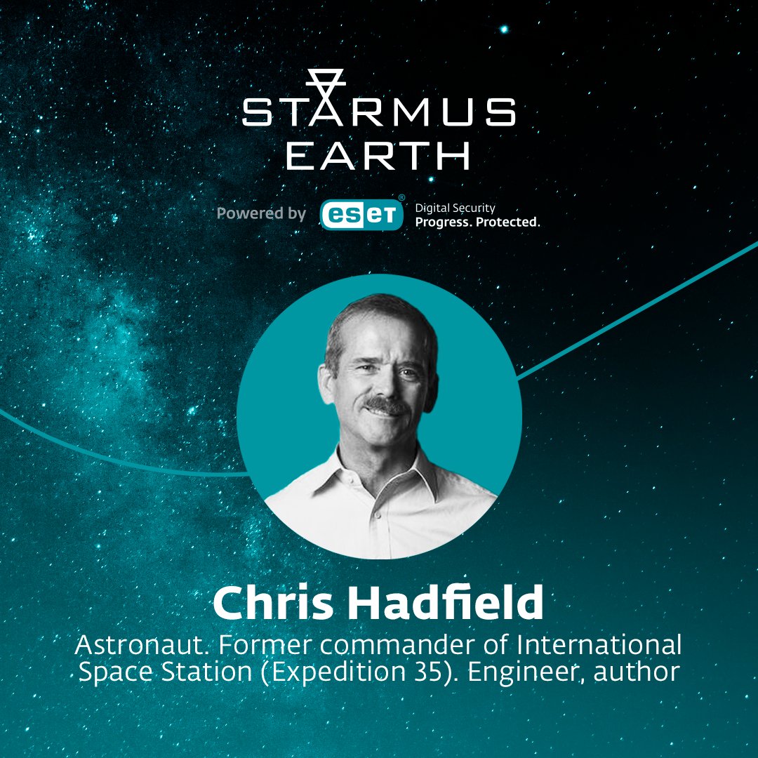 🚀 'Houston, we have a problem, we are overflowing with excitement for the @StarmusFestival!' Join us as we welcome a true legend of space exploration: @Cmdr_Hadfield! See you in Bratislava, Slovakia on May 12-17 - ticketportal.sk/event/STARMUS-…. ✨