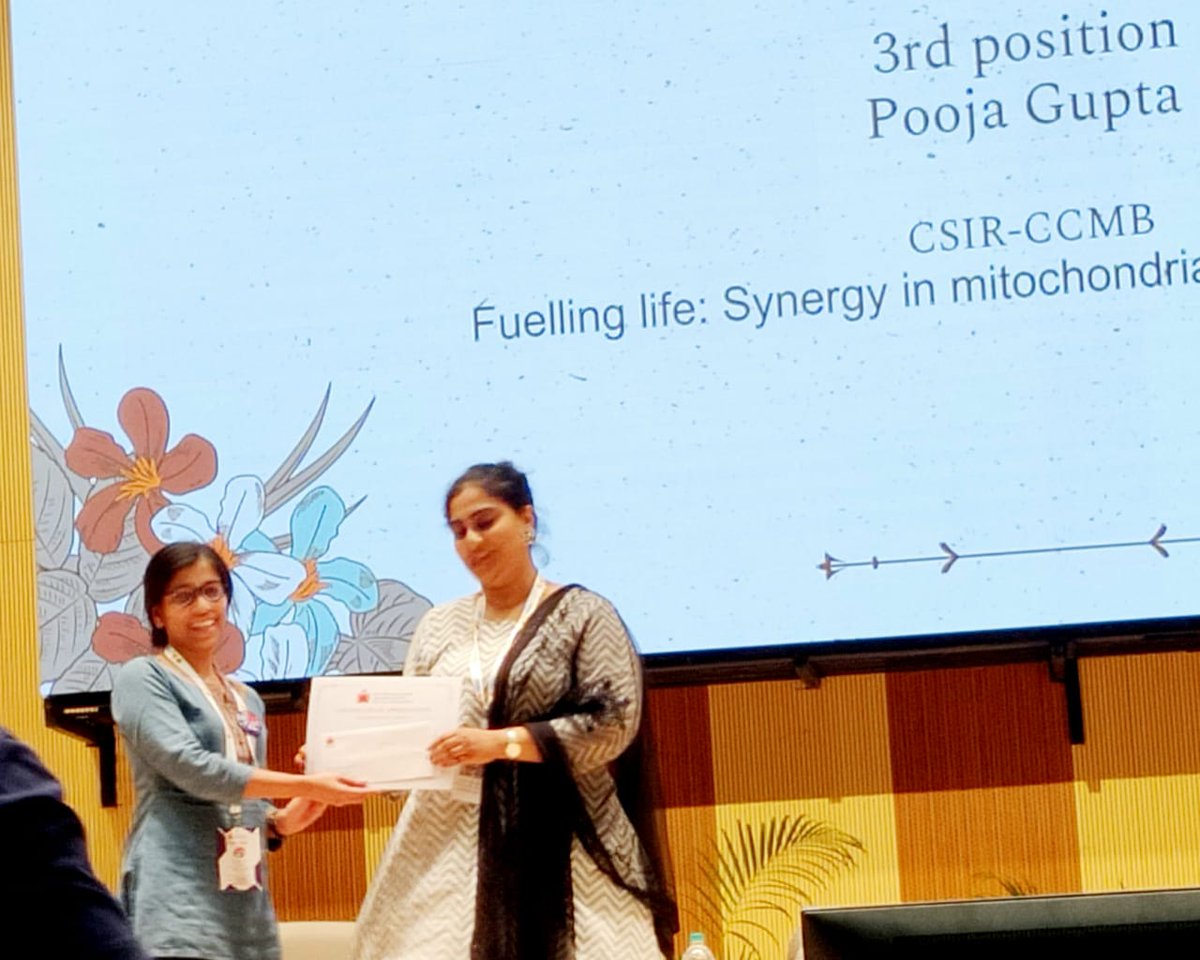 Many congratulations to Pooja Gupta for the third prize in oral presentation at @hysci2024, held at @IITHyderabad. @CSIR_IND