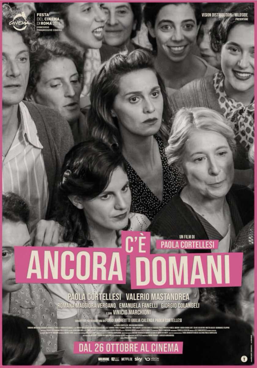 JWB_9's tweet photo. ‘There’s still tomorrow’ is a modern masterpiece with the face of the best of Italy’s avant garde and neorealism classics.
Unpredictable, original, risky, tense.
About machism, marital claustrofobie and sacrifice, by actress and director Paola Cortellesi. (****1/2)
#tweetreview https://t.co/5kFAzPMJ8y