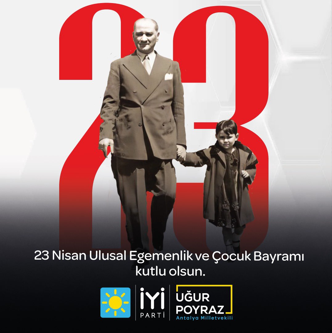 Türkiye Büyük Millet Meclisimizin açıldığı tarihi günü, ulusal egemenliğimizin ilan edildiği #23Nisan’ı, millet egemenliğini sonsuza kadar koruyacak olan çocuklara armağan eden Cumhuriyetimizin kurucusu Gazi Mustafa Kemal Atatürk’ü sonsuz özlem, minnet ve rahmetle anıyorum.…