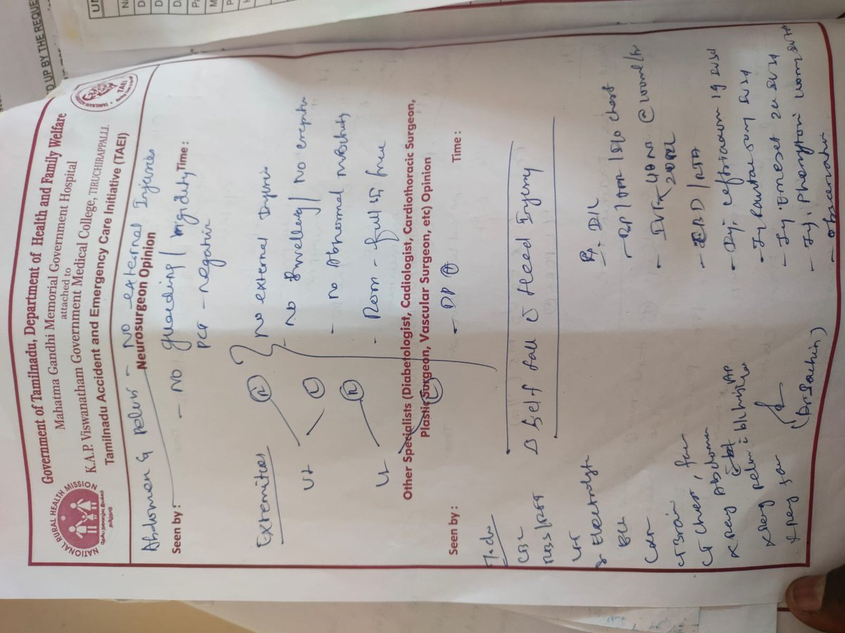 • Patient Name: Japar Ali (Cervical Spine Injury)
Location:MPO Ward, GH Trichy

Account Number: 076001000012399
IFSC Code: IOBA0000760
Accountant Name : SHATHIKBATSHA J

Gpay/Phone PE  : 8524919052 (basharahamath/SHATHIKBATSHA)

Do helpful!!