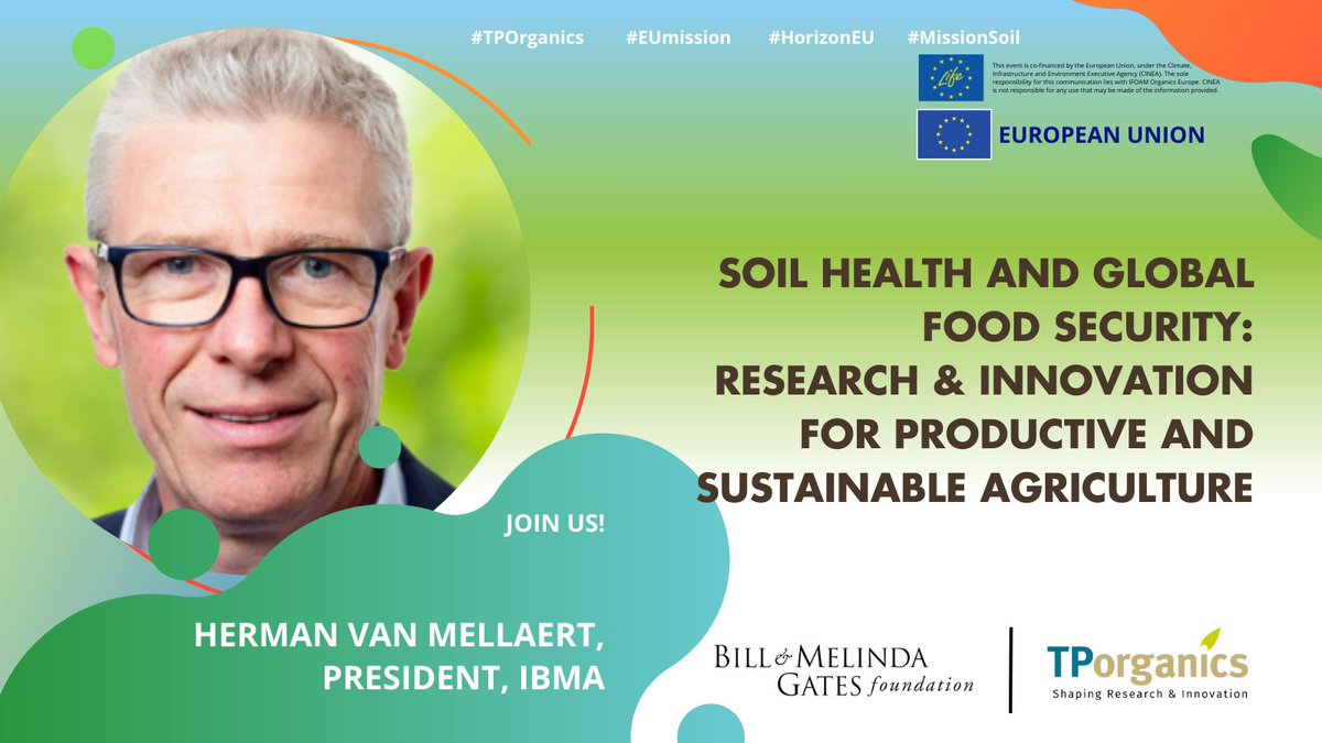 We are looking forward to this @TPOrganics event where IBMA President Herman Van Mellaert will give a keynote speech on the crucial role of #biocontrol in #agriculture. Find out more: tporganics.eu/event-25-april