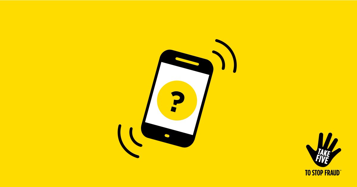 Received an unexpected call? ⚠️ STOP: Only give info to services you have consented to and expect contact from ⚠️ CHALLENGE: Could it be fake? It’s ok to say ‘no’ ⚠️ PROTECT: If you’ve transferred money to a ‘safe account’, contact your bank immediately #TakeFive