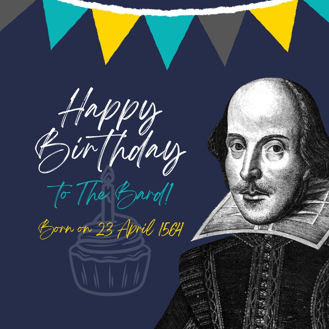 Happy 460th Birthday to William Shakespeare, born on 23 April 1564 ✒️🎭 The year <a href="/Felsted/">Felsted</a> School was founded 🎆🎉 

Shout out to our OF linguists, performing artists, and poetry and literature enthusiasts, who love and celebrate the timeless work of The Bard

#FelstedCharacter