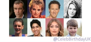 April 23 Happy birthday today to John Hannah @JohnHannah Elaine Smith Brendan Cole @BrendanCole Sally Bretton Alistair Brownlee @AliBrownleetri Dev Patel Gigi Hadid @GiGiHadid Prince Louis of Wales 2/2