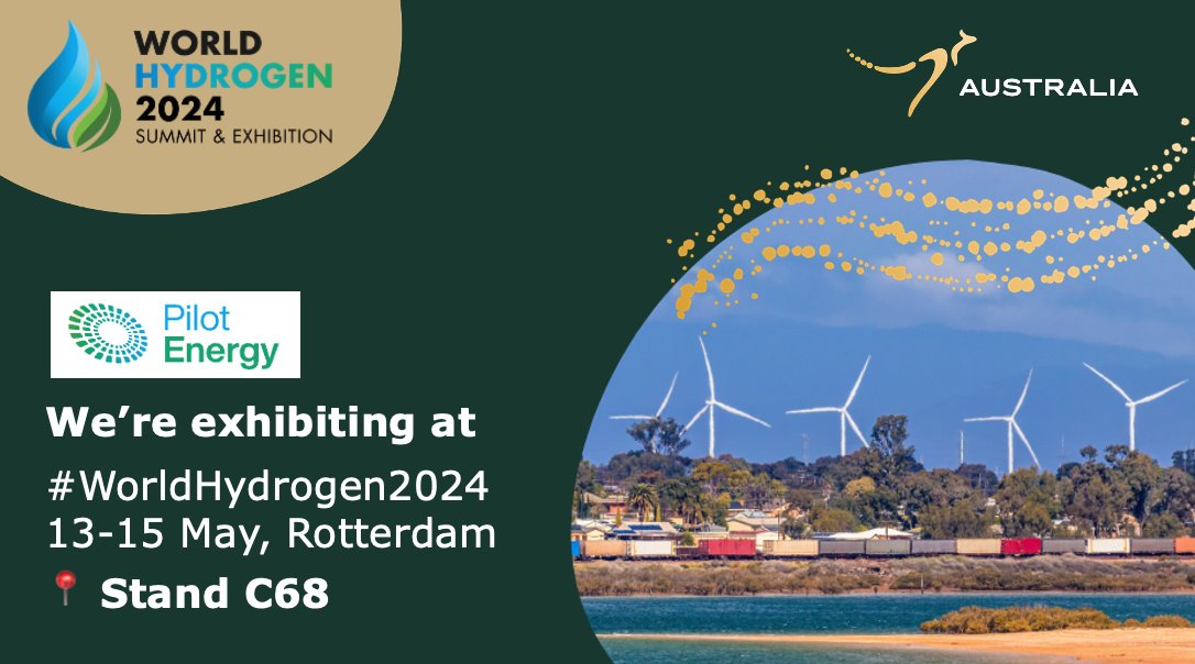 @Pilot_EnergyLtd (#ASX: $PGY) is excited to be an exhibitor and member of Team Australia at #WorldHydrogen2024, the world’s largest hydrogen event in #Rotterdam, 13-15 May. #hydrogen #energy @Austrade@HydrogenFSummit 👇 austrade.gov.au/en/campaign/wh…