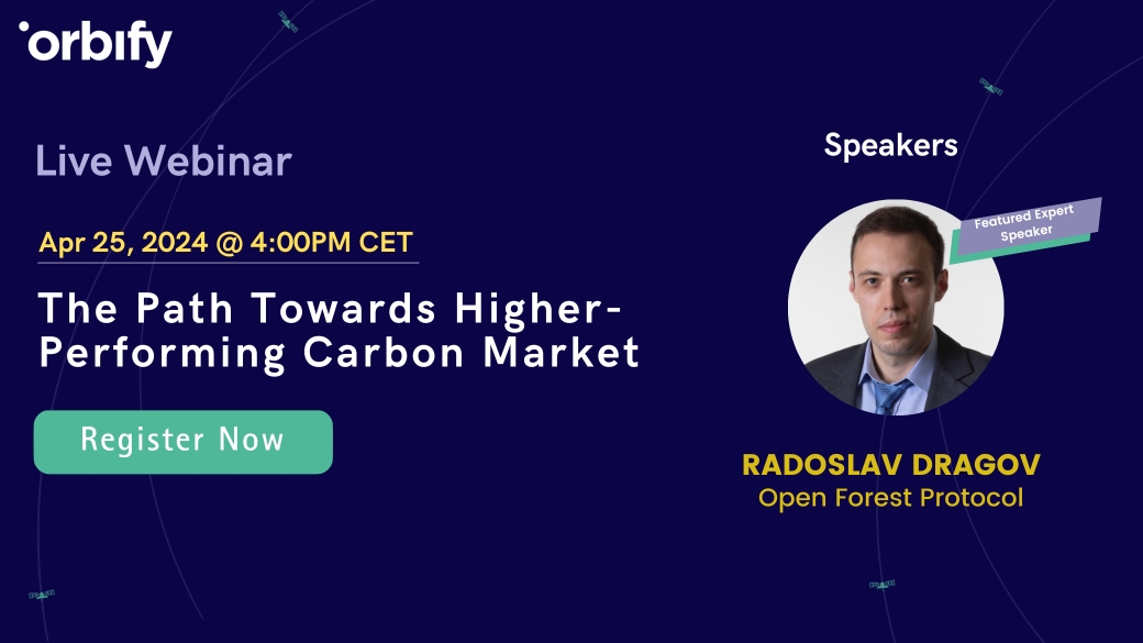 🎙️Excited to speak at the 'The Path Towards Higher-Performing Carbon Markets' webinar on April 25th!

🔗Register here: my.demio.com/ref/zKOLeB5M92…

🌳 I'll share how Open Forest Protocol is pioneering advancements in the carbon market

@OpenForest_ @OrbifyInc #carbonmarket #ReFi
