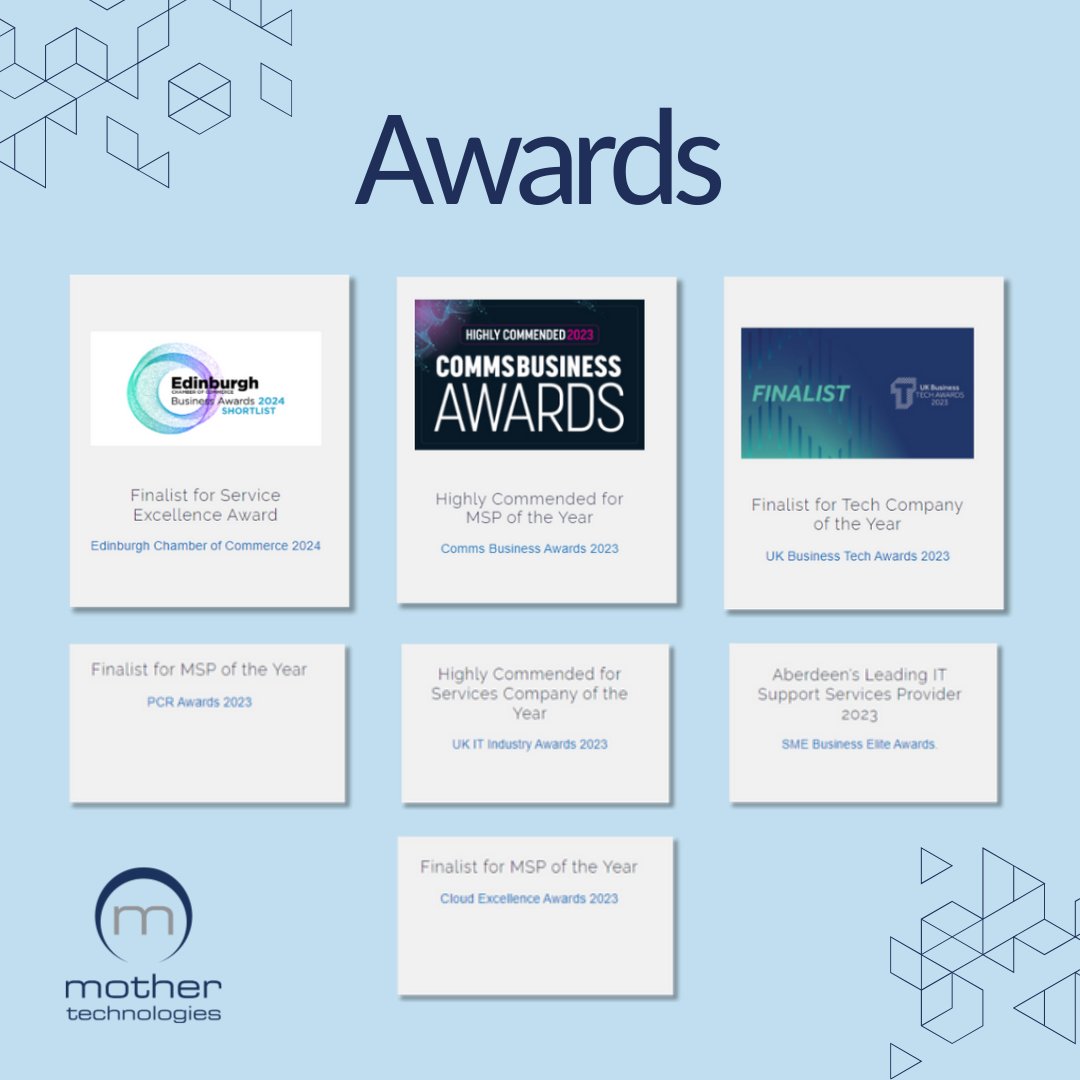 We're thrilled to be recognised for our commitment to excellence in service by industry leaders and organisations over the past year. From being finalists to receiving commendations, these awards inspire us to keep raising the bar. 

#ServiceExcellence #ManagedServices #MSP