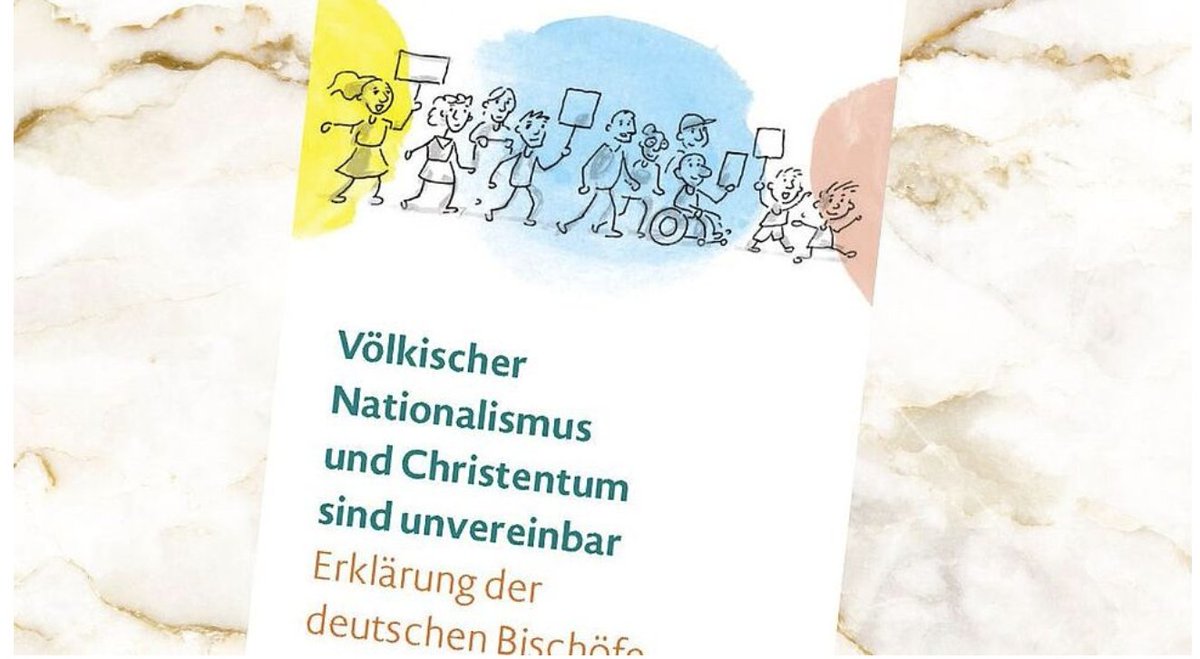 📣 'Völkischer Nationalismus und Christentum sind unvereinbar' 'Racial nationalism and Christianity are incompatible' 📌Read here the Joint statement of the German bishops in view of the European elections: humandevelopment.va/en/progetti/di… @dbk_online