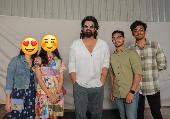 Latest look of Rebel star #Prabhas 🥵🔥🔥🔥🔥  Long hair and beard 🛐🙏🙏