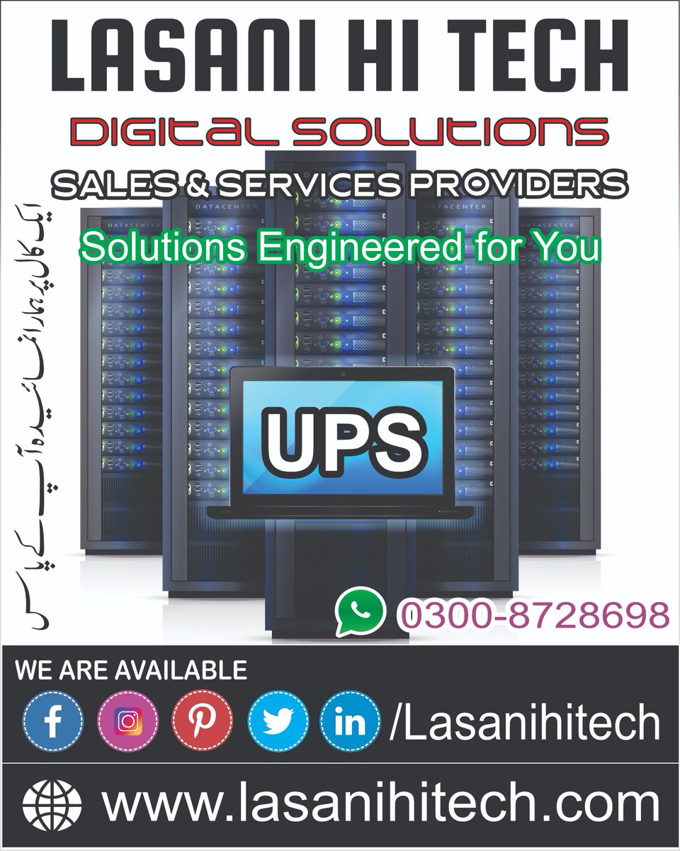 LasaniTech's tweet photo. Nothing secures you better than us.📸📷Contact us: 0300-8728698, for more details, visit our website http://lasanihitech.comAnd visit our YouTube channel: https://t.co/PM8jXuLA6Z
... less https://t.co/8hsKCXG06m