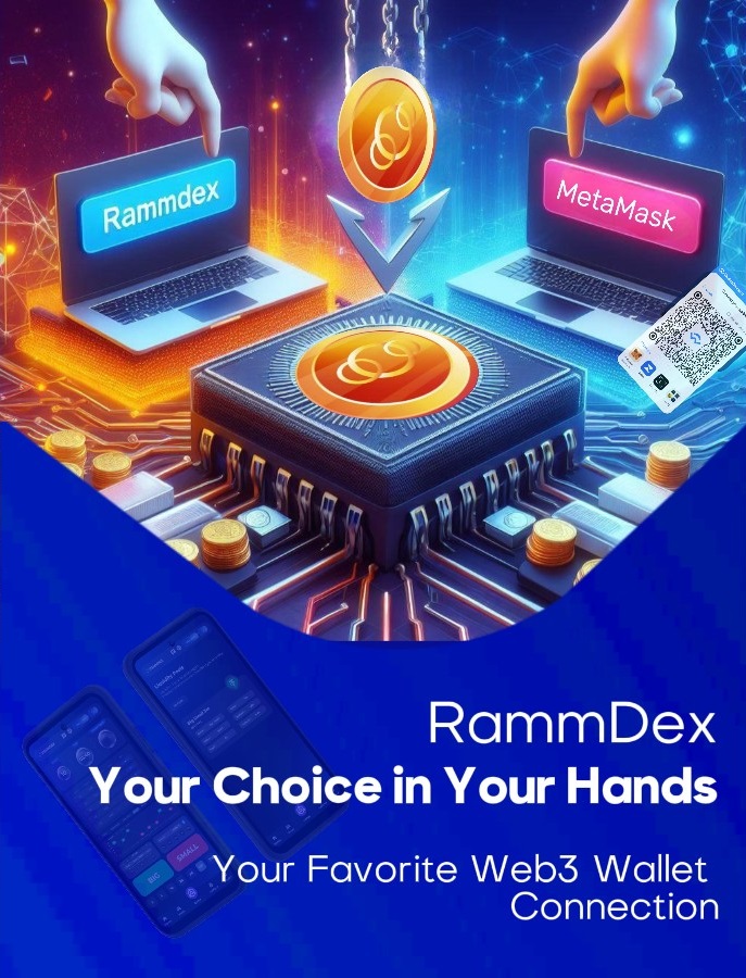 RammDex's tweet photo. RAMM @RammDex🦋  
Risk Automated Market Maker

🔒Your Choice in Your Hands:

💸Rammdex and Your Favorite Web3 Wallet Connection!

Rammdex prioritizes your freedom and safety. To trade, simply connect your preferred web3 wallet to our platform. We offer a variety of top wallet choices for you to select from independently.🚀
