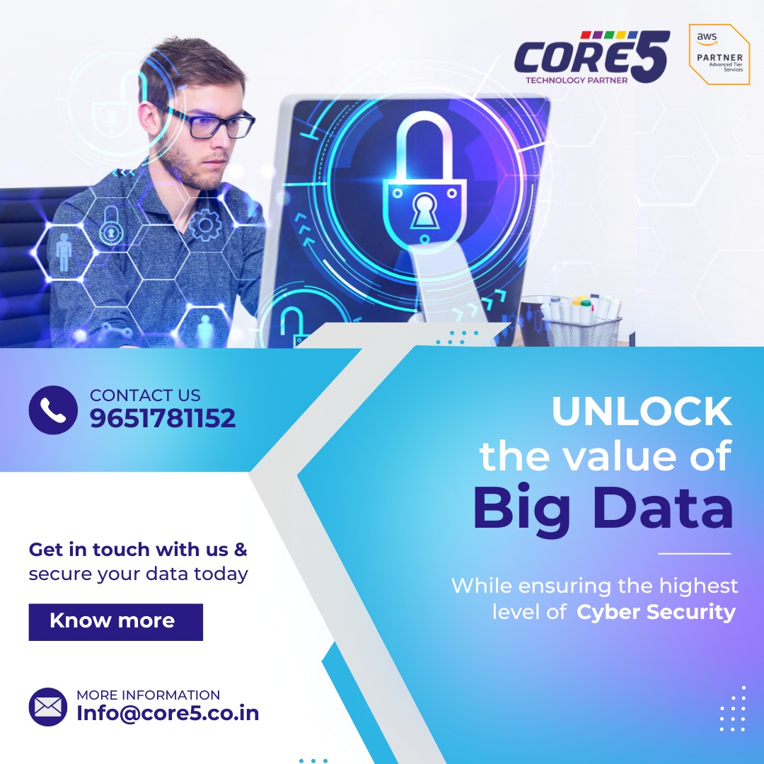 Core5systems's tweet image. Empower your business with big data insights while safeguarding against cyber threats.

Unlock the potential while ensuring top-notch cybersecurity.

#bigdata #cybersecurity #aws #data #cloud #cloudsolutions #core5 #teamcore5