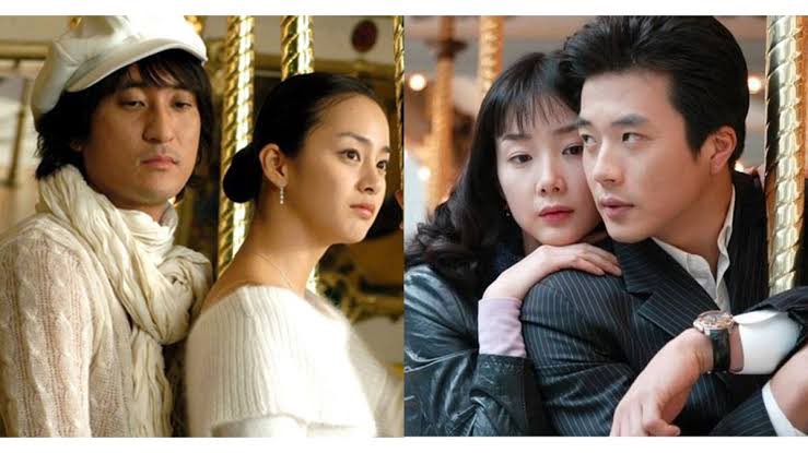 rievieww's tweet photo. Kalo kata knetz alur Queen of Tears childish, ya sebenernya vibesnya kaya drakor taun 2000an; Ada Stairway to Heaven + Sassy Girl Chun Hyang yg dibumbuin 2nd lead obsessed gak tau diri. Tapi ya fans drakor jaman dulu kangen drakor kaya gini, terbukti pada turun gunung semua 😂😂 https://t.co/pz6fNxbdR7