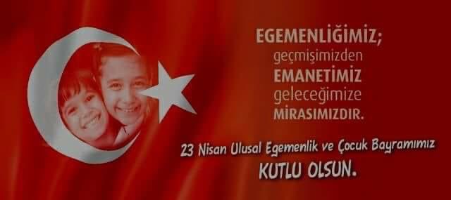 Türkiye Büyük Millet Meclisi’ nin açılışının 104. Yılı ve 23 Nisan Ulusal Egemenlik ve Çocuk Bayramı kutlu olsun. Gazi Mustafa Kemal ATATÜRK başta olmak üzere,aziz şehitlerimizi ve kahraman gazilerimizi saygı, minnet ve dua ile anıyorum.🇹🇷