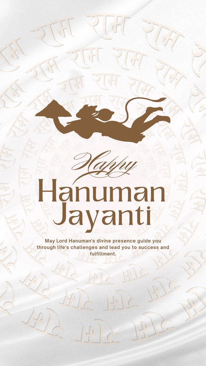 Happy Hanuman Jayanti 🙏🏻