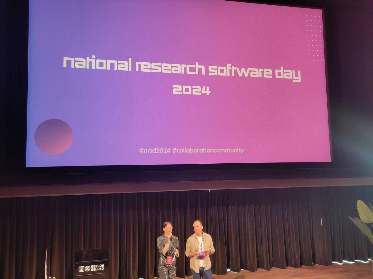 We are starting the National Research Software Day!