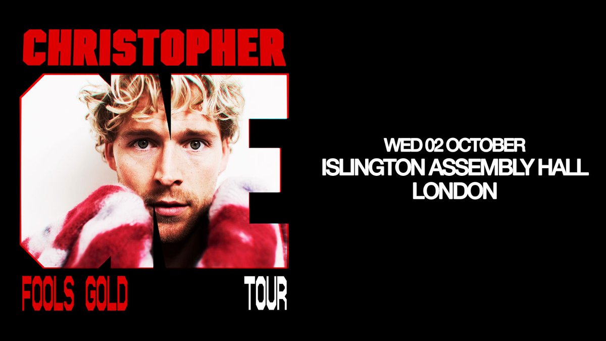 NEW SHOW @StopherMusic - Wed 02 Oct Danish singer and actor Christopher will take over our stage this October. On sale Fri 26 Apr, 9am. Set a reminder 👇 orlo.uk/X75Hy