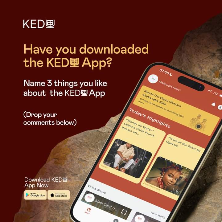 We are curious 🤔

Are you enjoying the KEDU App?
What are your top 3 features in the KEDU App?

#KEDU
#DownloadKedu
#IgboApp