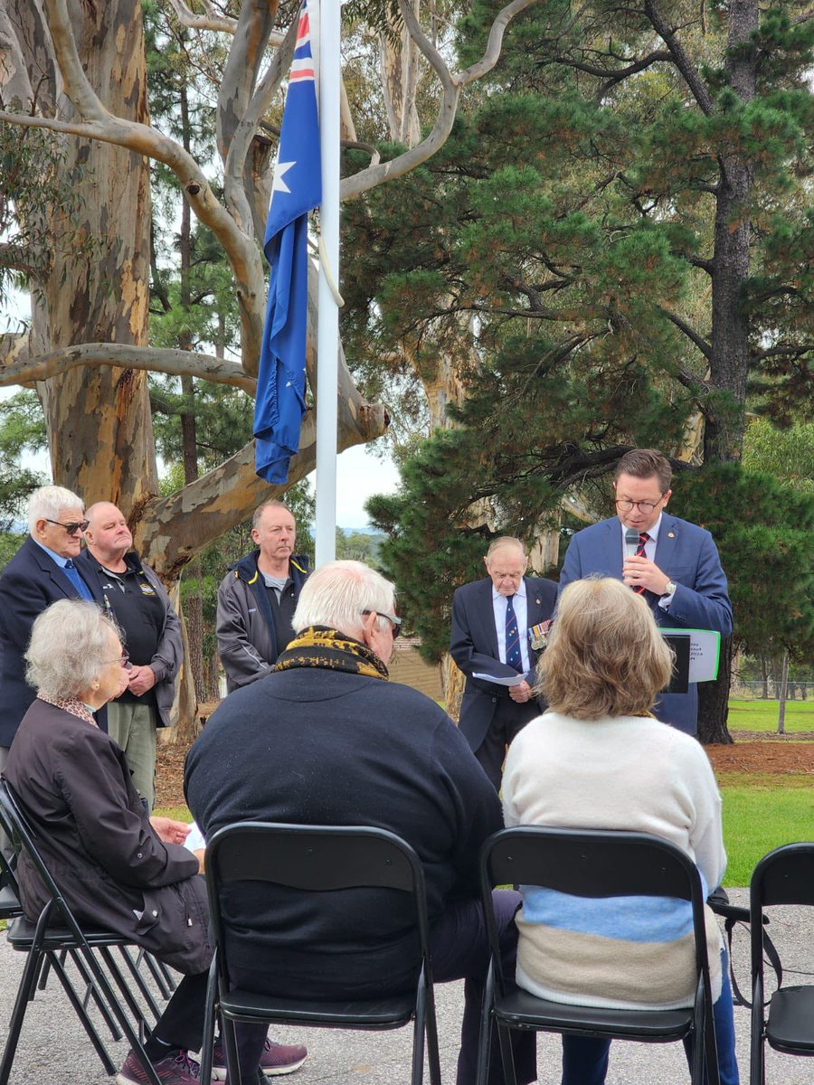 On Sunday we gathered at the Cherry St Avenue of Honour in Macleod for the Anzac Day service hosted by Watsonia RSL. There will be a Dawn Service at Watsonia RSL on April 25th. With @ColinBrooksMP #LestWeForget
