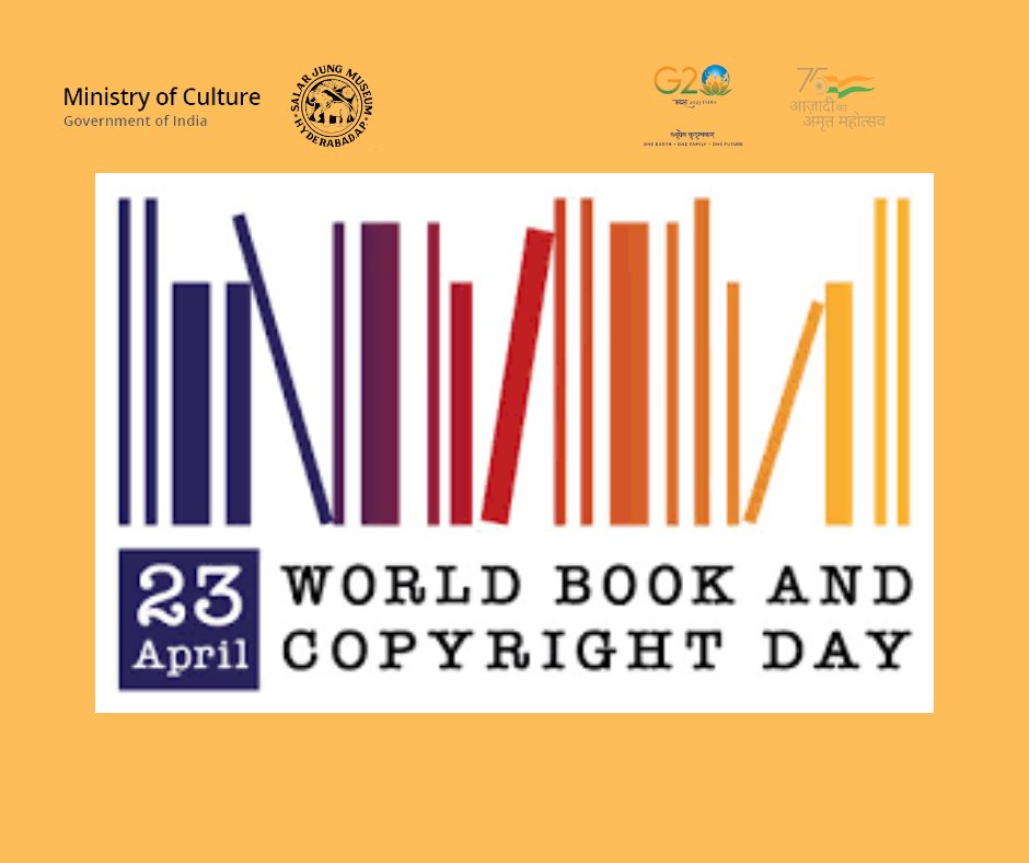 GREETINGS ON WORLD BOOK DAY !
World Book and Copyright Day is a special day dedicated to books, authors, and intellectual property protection....''That's the thing about books. They let you travel without moving your feet'' - Jhumpa Lahiri
#SalarJungMuseum #WorldBookDay2024