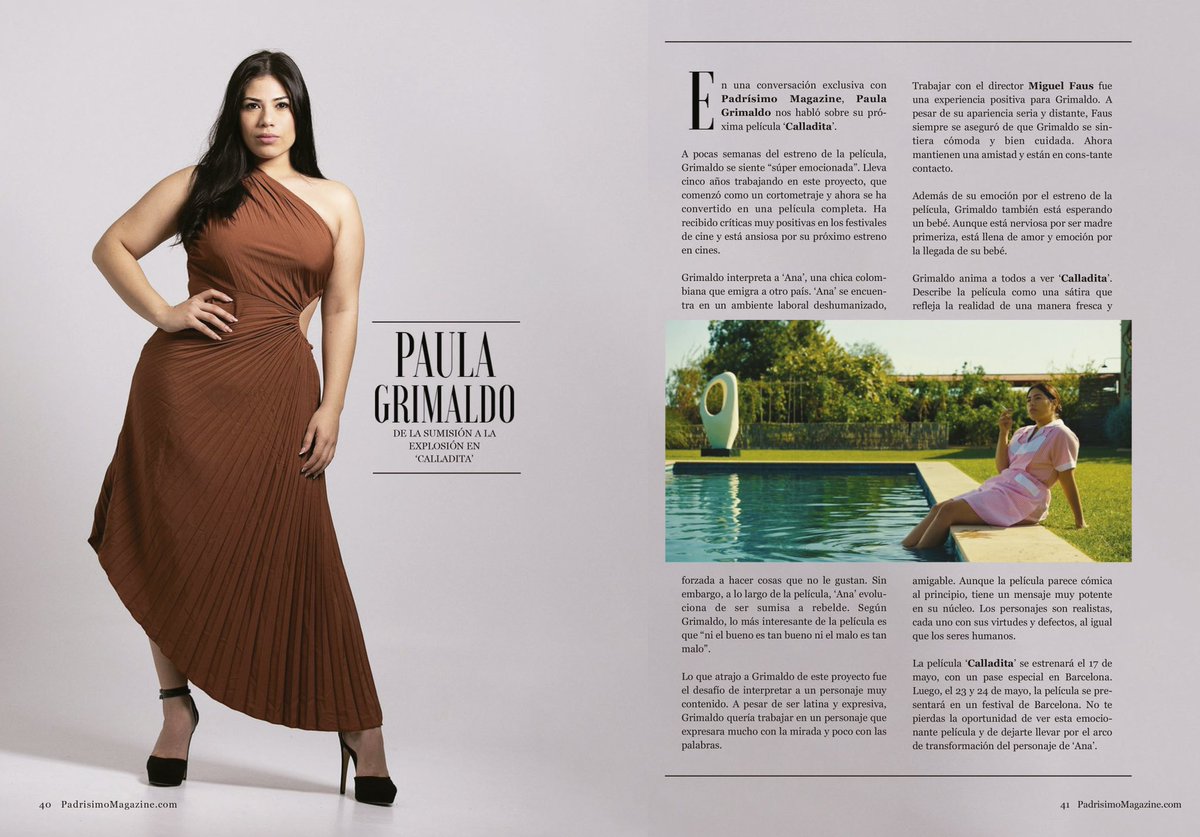 GranViaComunica's tweet image. . #barazarte_agency 
Entrevista a @paulagrimaldo9 en @PadrisimoMag, para hablar de su papel en @calladitafilm, película que estrena en cines el 17 de mayo: 

padrisimomagazine.com