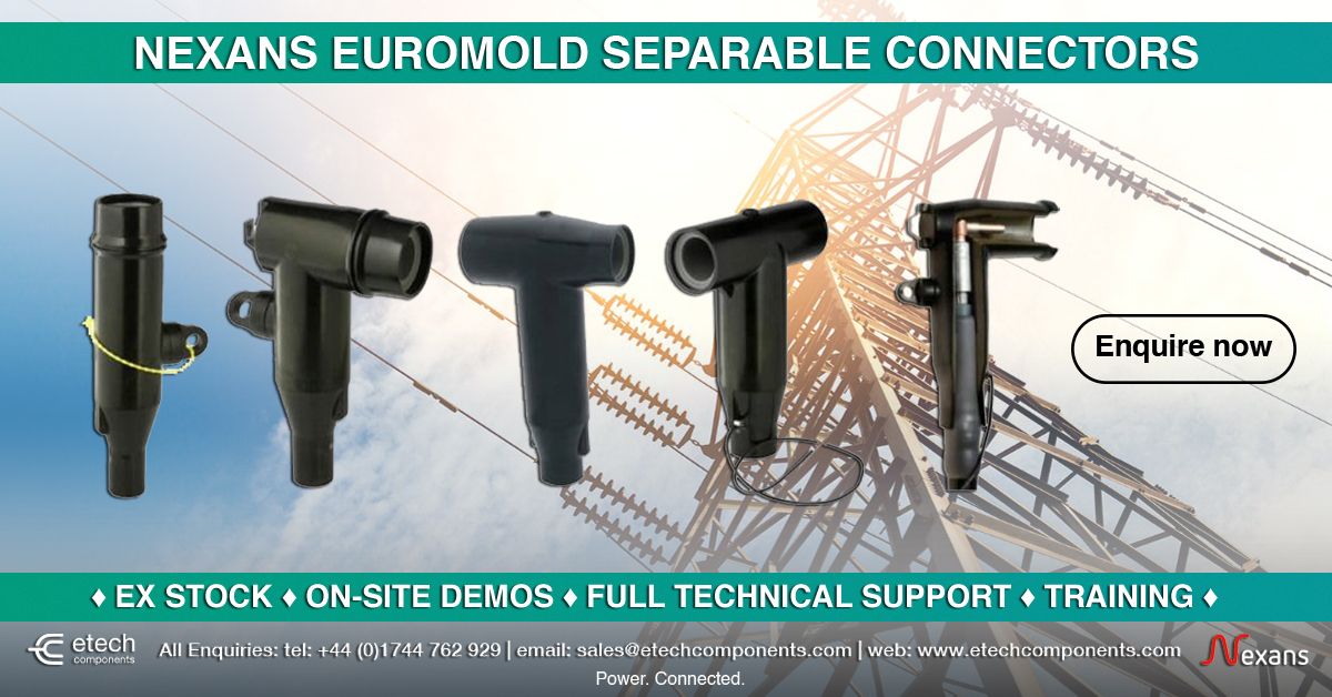 ETechComponents's tweet photo. Start using #𝐍𝐞𝐱𝐚𝐧𝐬 #𝐄𝐮𝐫𝐨𝐦𝐨𝐥𝐝 #𝐒𝐞𝐩𝐚𝐫𝐚𝐛𝐥𝐞𝐂𝐨𝐧𝐧𝐞𝐜𝐭𝐨𝐫𝐬 now! #CableJointers can connect, splice and repair cables easier than ever before. Say goodbye to subpar connectors and hello to reliable #PowerConnectivity up to 72kV 👉 https://t.co/DaIkp60tjk https://t.co/aZZBGTpqk3