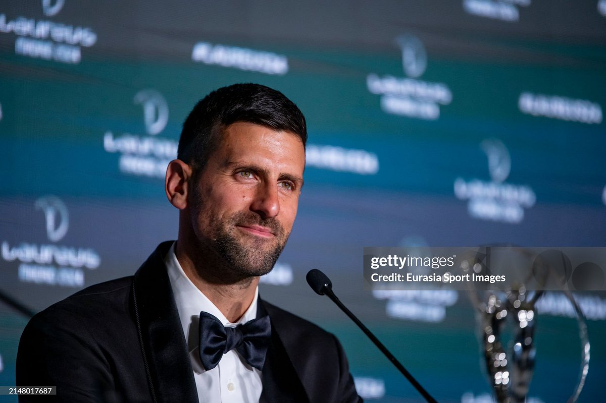 'I prepare myself for Roland Garros, Wimbledon, Olympics and US Open. Rome will be my next tournament' 'Olympics are oldest and most prestigious sporting event. I want to play my best tennis there' 'I want to play till LA 2028, but you never know' #NoleFam #Djokovic #Laureus24