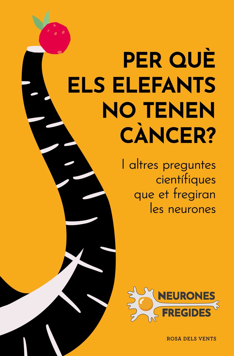 🐘Quin és l'origen de les espècies? Com ens orientem a l'espai? Podríem nedar en una piscina de mel? Els autors de 'Per què els elefants no tenen càncer', membres de @neurofregides , exploren preguntes científiques amb un to divulgatiu i proper.