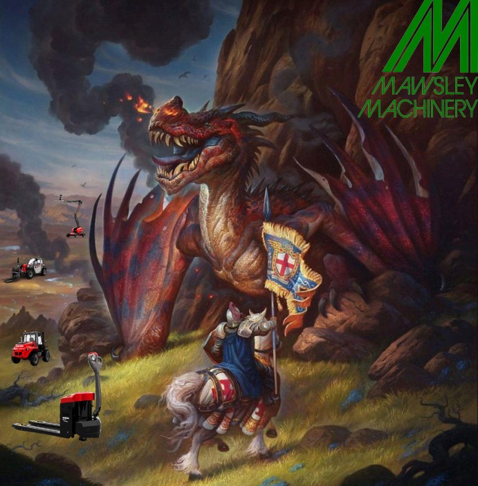 Happy St. George's Day from the Mawsley Team!🐉⚔

#manitou #construction #constructionequipment #constructionindustry #materialhandling #materialhandlingequipment #industrial #industrialequipment #rototelehandler #telehandler #forklift #sales #stgeorgesday #SaintGeorgesDay