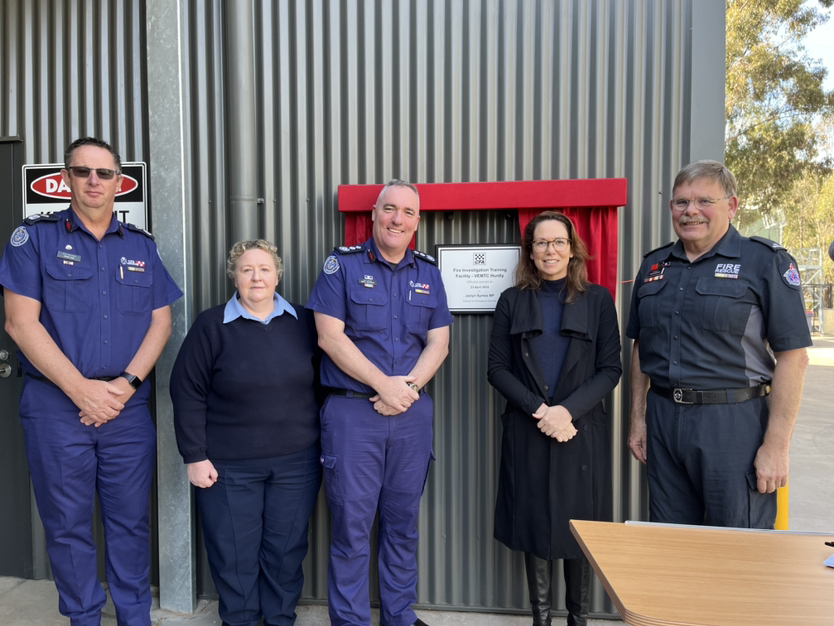 Today, CFA unveiled a new purpose built Fire Investigation Training Facility, the first of its kind in Australasia that will mean emergency services can effectively replicate fires to better understand how to attack them.   news.cfa.vic.gov.au/news/cfa-opens…   📍 Dja Dja Wurrung Country