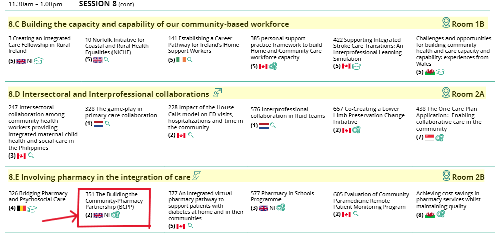 Best of luck @KathyCDHNBCPP, if you're at #ICIC24 you can hear Kathy in Sess. 8 11.30-1.00pm today -Room 2B talk about BCPP impact, how it leads to improved health outcomes, health literacy, community connectedness &amp; use and awareness of community pharmacy #sdoh #inequalities